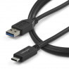 StarTech.com Câble de Charge USB-A vers USB-C de 1m, USB 10Gbps, Charge et Synchronisation, 3A, Certifié USB-IF - Cordon de C