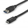 StarTech.com Câble de Charge USB-A vers USB-C de 1m, USB 10Gbps, Charge et Synchronisation, 3A, Certifié USB-IF - Cordon de C