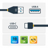 StarTech.com Câble de Charge USB-A vers USB-C de 1m, USB 10Gbps, Charge et Synchronisation, 3A, Certifié USB-IF - Cordon de C