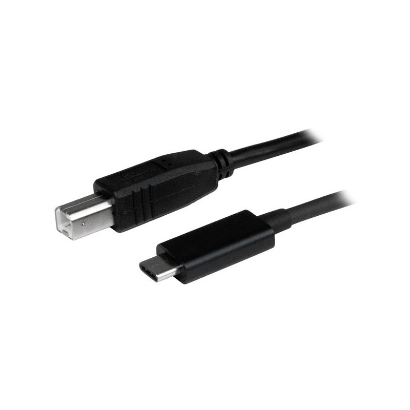 StarTech.com Câble USB-B vers USB-C de 1m, Câble de Transfert de Données, USB 2.0, USB-C