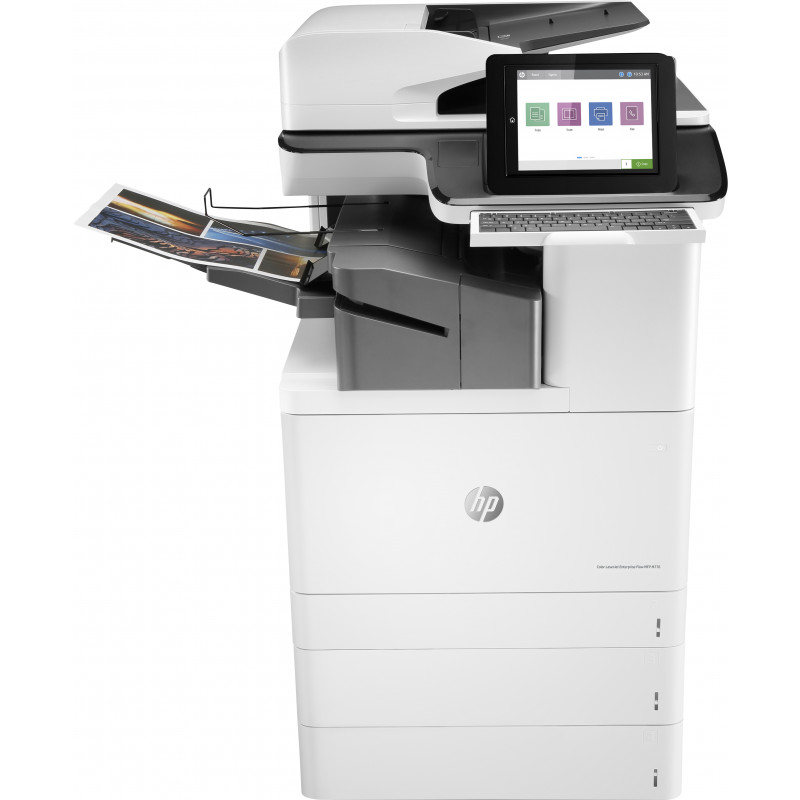 HP Color LaserJet Enterprise Flow MFP M776zs, Print, copy, scan and fax, Two-sided printing Scan to email