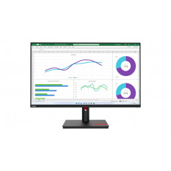 Lenovo ThinkVision T32h-30 LED display 80 cm (31.5") 2560 x 1440 pixels Quad HD Noir