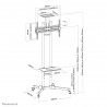 Neomounts PLASMA-M1700E Chariot pour écran 32-70"