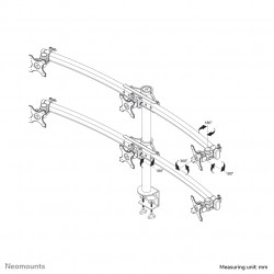 Neomounts FPMA-D700D6 Support d'écran à fixer 19-27"