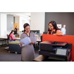 HP Color LaserJet Enterprise Flow MFP M880z, Print, copy, scan, fax, 200-sheet ADF Front-facing USB printing Scan to email/PDF 