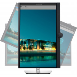 DELL UltraSharp U3224KBA LED display 80 cm (31.5") 6144 x 3456 pixels 6K Ultra HD LCD Noir, Argent