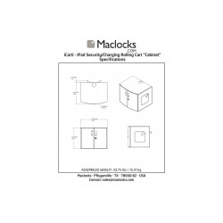 Compulocks CartiPad Solo Module de charge et de gestion Blanc
