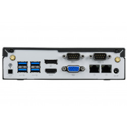 Shuttle XPC slim Barebone DL30N, Intel N100, 1x DDR5, 2x LAN (2x 2.5Gbit), 2xCOM,1xHDMI,1xDP, 1x VGA, fanless, fonctionnement p