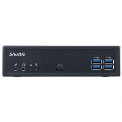Shuttle XPC slim Barebone DL30N, Intel N100, 1x DDR5, 2x LAN (2x 2.5Gbit), 2xCOM,1xHDMI,1xDP, 1x VGA, fanless, fonctionnement p