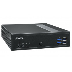 Shuttle XPC slim Barebone DL30N, Intel N100, 1x DDR5, 2x LAN (2x 2.5Gbit), 2xCOM,1xHDMI,1xDP, 1x VGA, fanless, fonctionnement p