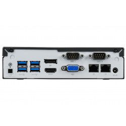 Shuttle XPC slim Barebone DL30N, Intel N100, 1x DDR5, 2x LAN (2x 2.5Gbit), 2xCOM,1xHDMI,1xDP, 1x VGA, fanless, fonctionnement p
