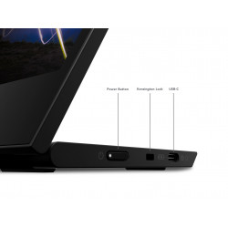 Lenovo ThinkVision M15 LED display 39,6 cm (15.6") 1920 x 1080 pixels Full HD Noir