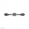 Neomounts FPMA-CB100BLACK Adaptateur pour 2 écrans avec barre transversale 10-27"