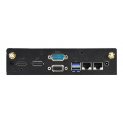 Shuttle XPC slim Barebone DS20UV2, Celeron 5205U, 1xHDMI, 1xDP, 1x VGA, 2xLAN (1xGbit, 1x2.5Gbit), 1xCOM, 8xUSB, fanless, fonct
