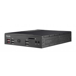 Shuttle XPC slim Barebone DS20U3V2, i3-10110U, 2x LAN (1xGbit, 1x 2.5Gbit), 1xCOM, 1xHDMI, 1xDP, fanless, fonctionnement perman