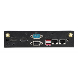 Shuttle XPC slim Barebone DS20U3V2, i3-10110U, 2x LAN (1xGbit, 1x 2.5Gbit), 1xCOM, 1xHDMI, 1xDP, fanless, fonctionnement perman