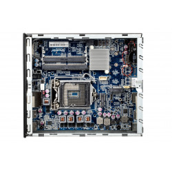 Shuttle Slim PC DH610S, S1700, 1x HDMI, 1x DP, 1x 2.5", 2x M.2, 1x LAN (Intel 1G), fonctionnement permanent 24/7, attaches VESA