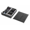 Shuttle Slim PC DH610S, S1700, 1x HDMI, 1x DP, 1x 2.5", 2x M.2, 1x LAN (Intel 1G), fonctionnement permanent 24/7, attaches VESA