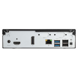 Shuttle Slim PC DH610S, S1700, 1x HDMI, 1x DP, 1x 2.5", 2x M.2, 1x LAN (Intel 1G), fonctionnement permanent 24/7, attaches VESA
