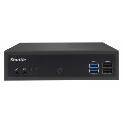 Shuttle XPС slim DH02U 1,35L mini PC Noir BGA 1356 3865U 1,8 GHz