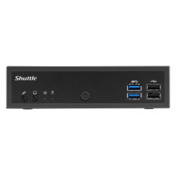Shuttle XPС slim DH02U 1,35L mini PC Noir BGA 1356 3865U 1,8 GHz