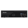 Shuttle Slim PC DH610, S1700, 1x HDMI, 2x DP, 1x 2.5", 2x M.2, 2x LAN (Intel 1G + 2.5G), 2x COM, fonctionnement permanent 24/7,