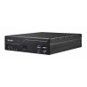 Shuttle Slim PC DH610, S1700, 1x HDMI, 2x DP, 1x 2.5", 2x M.2, 2x LAN (Intel 1G + 2.5G), 2x COM, fonctionnement permanent 24/7,