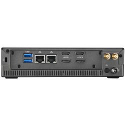 Gigabyte GB-BSRE-1605 barebone PC/ poste de travail PC de dimension 1L Noir V1605B 2 GHz