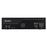 Shuttle Slim PC DH670V2 , S1700, 2x HDMI, 2x DP , 2x 2.5G LAN, 2x COM, 8x USB, 1x 2.5", 2x M.2, fonctionnement permanent 24/7, 