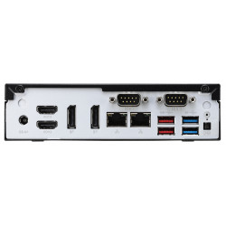 Shuttle Slim PC DH670V2 , S1700, 2x HDMI, 2x DP , 2x 2.5G LAN, 2x COM, 8x USB, 1x 2.5", 2x M.2, fonctionnement permanent 24/7, 