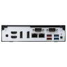 Shuttle Slim PC DH670V2 , S1700, 2x HDMI, 2x DP , 2x 2.5G LAN, 2x COM, 8x USB, 1x 2.5", 2x M.2, fonctionnement permanent 24/7, 