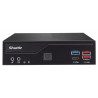 Shuttle Slim PC DH670V2 , S1700, 2x HDMI, 2x DP , 2x 2.5G LAN, 2x COM, 8x USB, 1x 2.5", 2x M.2, fonctionnement permanent 24/7, 