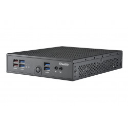 Shuttle XPC slim Barebone DS50U5, i5-1335U, 2x LAN (1x 2.5Gbit ,1x 1Gbit), 1xCOM,1xHDMI,1xDP, 1x VGA, fanless, fonctionnement p