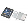 Shuttle XPC slim Barebone DS50U7, i7-1355U, 2x LAN (1x 2.5Gbit ,1x 1Gbit), 1xCOM,1xHDMI,1xDP, 1x VGA, fanless, fonctionnement p