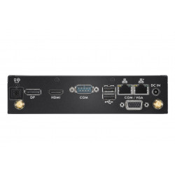 Shuttle XPC slim Barebone DS50U7, i7-1355U, 2x LAN (1x 2.5Gbit ,1x 1Gbit), 1xCOM,1xHDMI,1xDP, 1x VGA, fanless, fonctionnement p