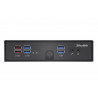 Shuttle XPC slim Barebone DS50U7, i7-1355U, 2x LAN (1x 2.5Gbit ,1x 1Gbit), 1xCOM,1xHDMI,1xDP, 1x VGA, fanless, fonctionnement p