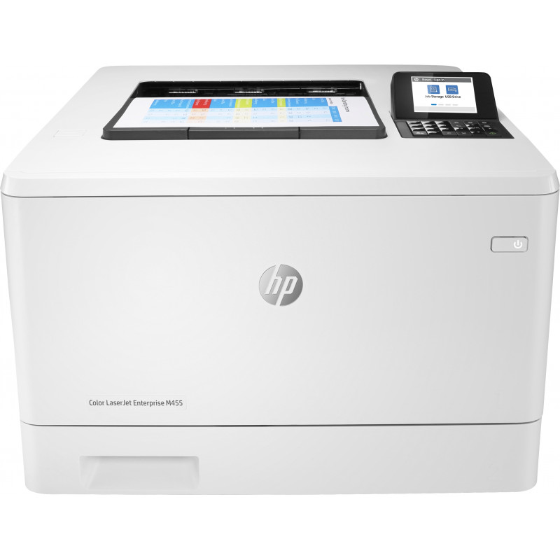 HP Color LaserJet Enterprise M455dn, Color, Printer for Business, Print, Compact Size Strong Security Energy Efficient Two-side