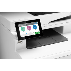 HP Color LaserJet Enterprise MFP M480f, Color, Printer for Business, Print, copy, scan, fax, Compact Size Strong Security Two-s