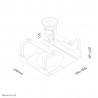 Neomounts BEAMER-C300 Support de plafond pour vidéoprojecteur - h15 cm - orientable