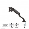 Neomounts NM-D500BLACK Support d'écran à fixer 10-30" - ressort à gaz