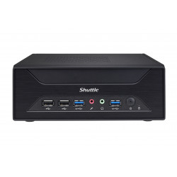 Shuttle XPC slim Barebone XH510G - S1200, Intel H510, 1xDP, 1xHDMI, 1x PCI-E 16X, 1x LAN, 1x 2.5", 2x M.2, fonctionnement perma