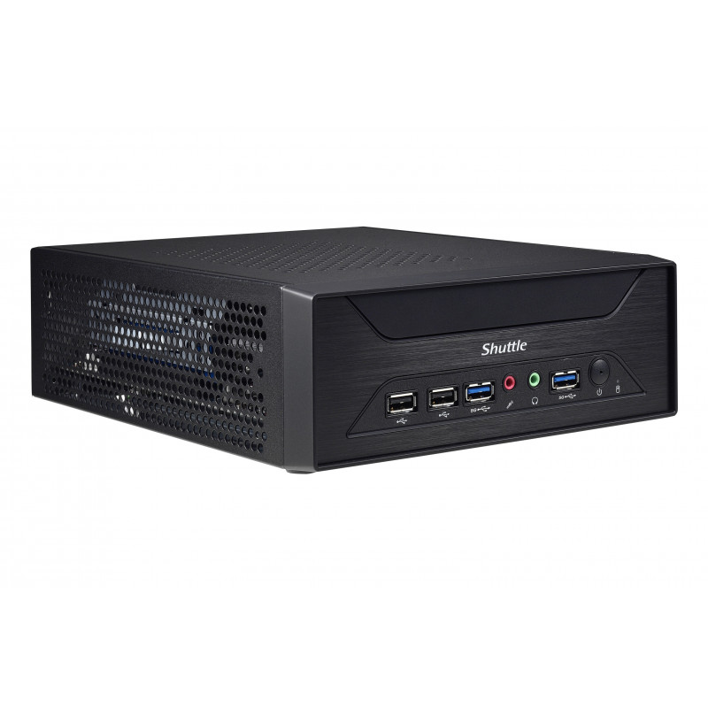 Shuttle XPC slim Barebone XH510G - S1200, Intel H510, 1xDP, 1xHDMI, 1x PCI-E 16X, 1x LAN, 1x 2.5", 2x M.2, fonctionnement perma