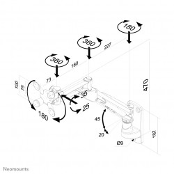Neomounts support mural pour tv