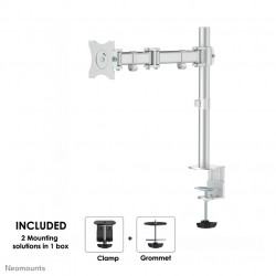 Neomounts NM-D135SILVER Support d'écran à fixer 10-30"