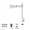 Neomounts NM-D135SILVER Support d'écran à fixer 10-30"