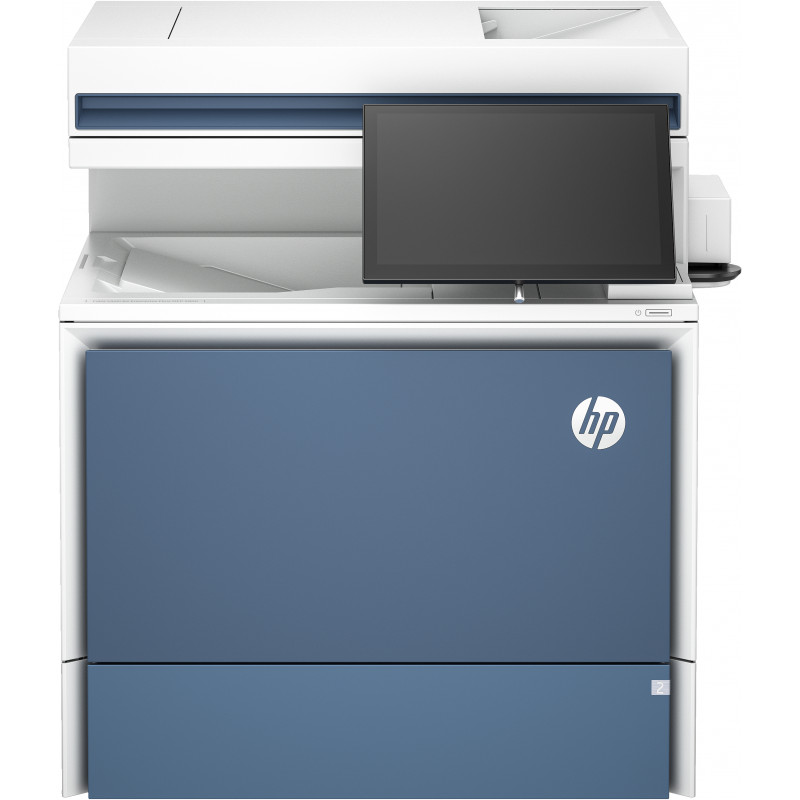 HP Color LaserJet Enterprise Flow Imprimante MFP 5800zf, Color, Imprimante pour Impression, copie, scan, fax, Chargeur automati