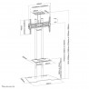 Neomounts PLASMA-M1700ES Support au sol pour écran 32-70"