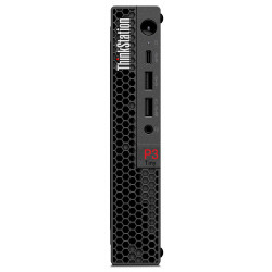 Lenovo ThinkStation P3 Tiny Intel® Core™ i7 i7-13700T 16 Go DDR5-SDRAM 512 Go SSD NVIDIA T1000 Windows 11 Pro Mini PC Noir