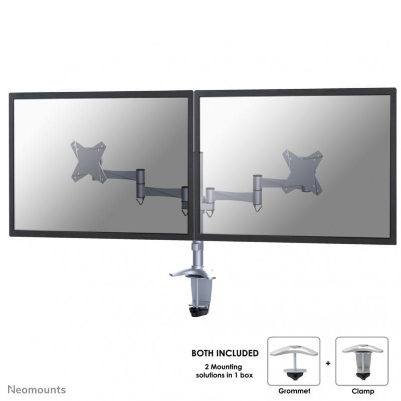 Neomounts FPMA-D1330DSILVER Support d'écran à fixer 10-27"