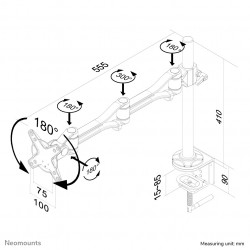 Neomounts FPMA-D1030 Support d'écran à fixer 10-30"